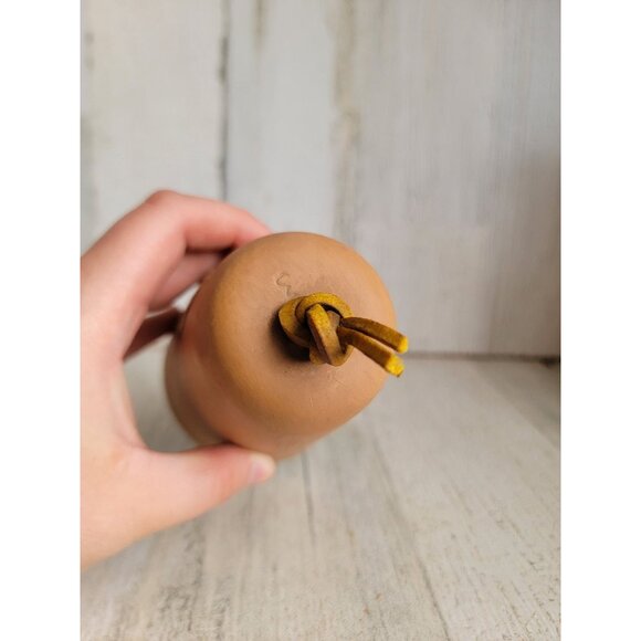 Vintage roadrunner pottery clay chime bell bird southwestern wood pecker decor - Picture 6 of 8